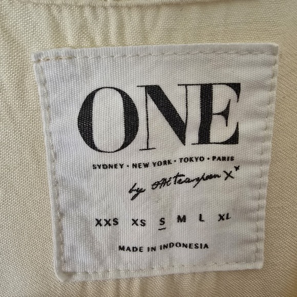 One Teaspoon Tunic Tank Dress Women's Sz Small Coastal Boho Chic Soft Flowy - Picture 2 of 10